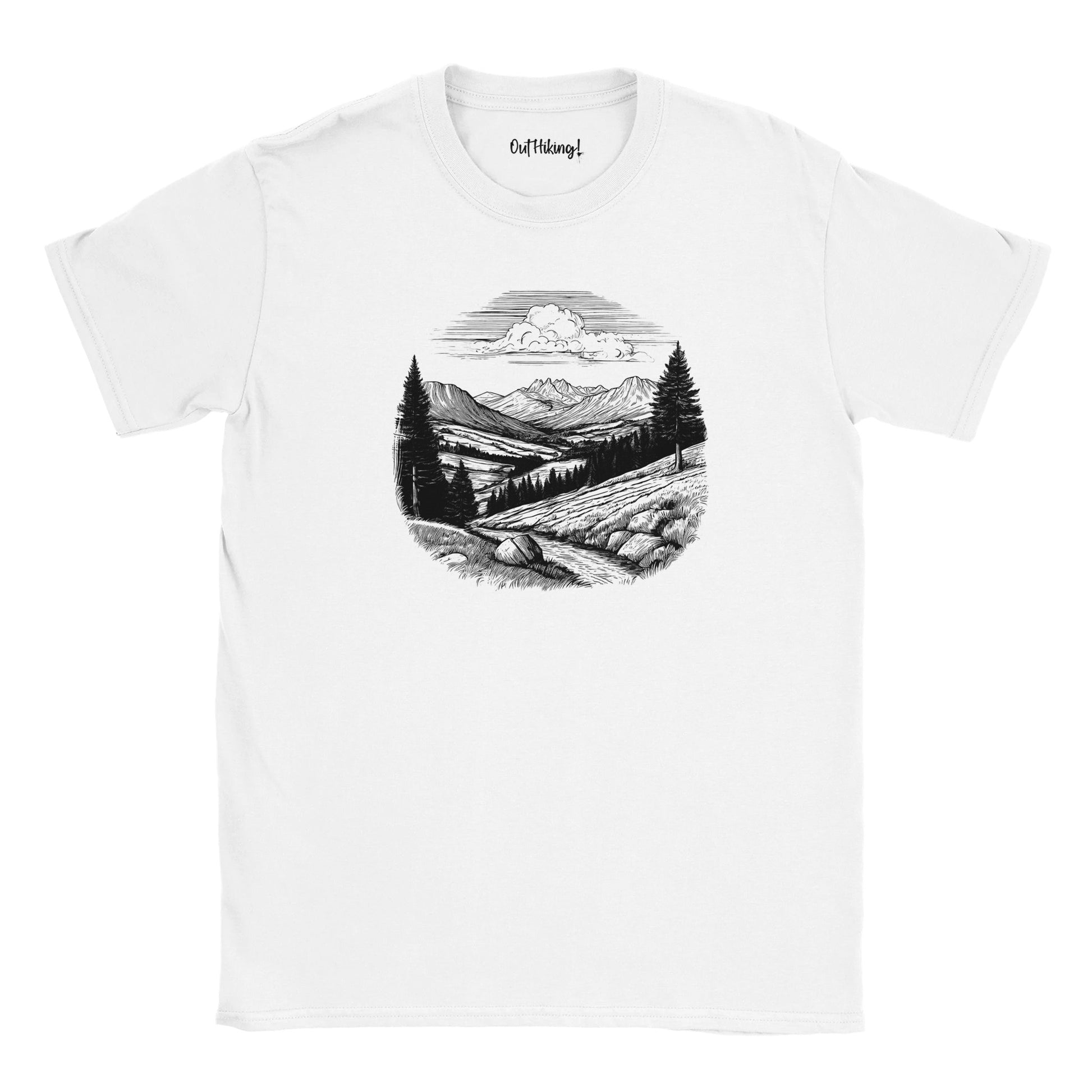 Country Scene Walking & Hiking T Shirt