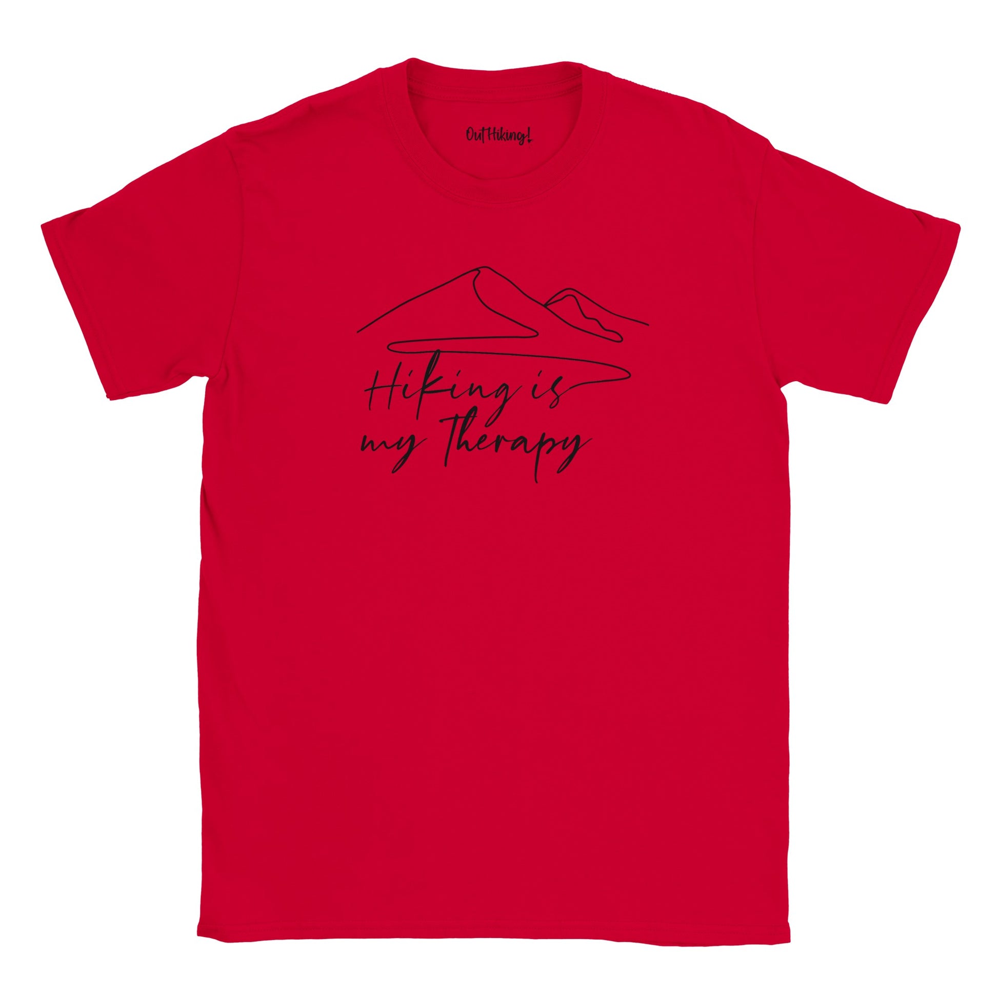 Hiking is My Therapy Mountain Mantra Walking & Hiking T Shirt