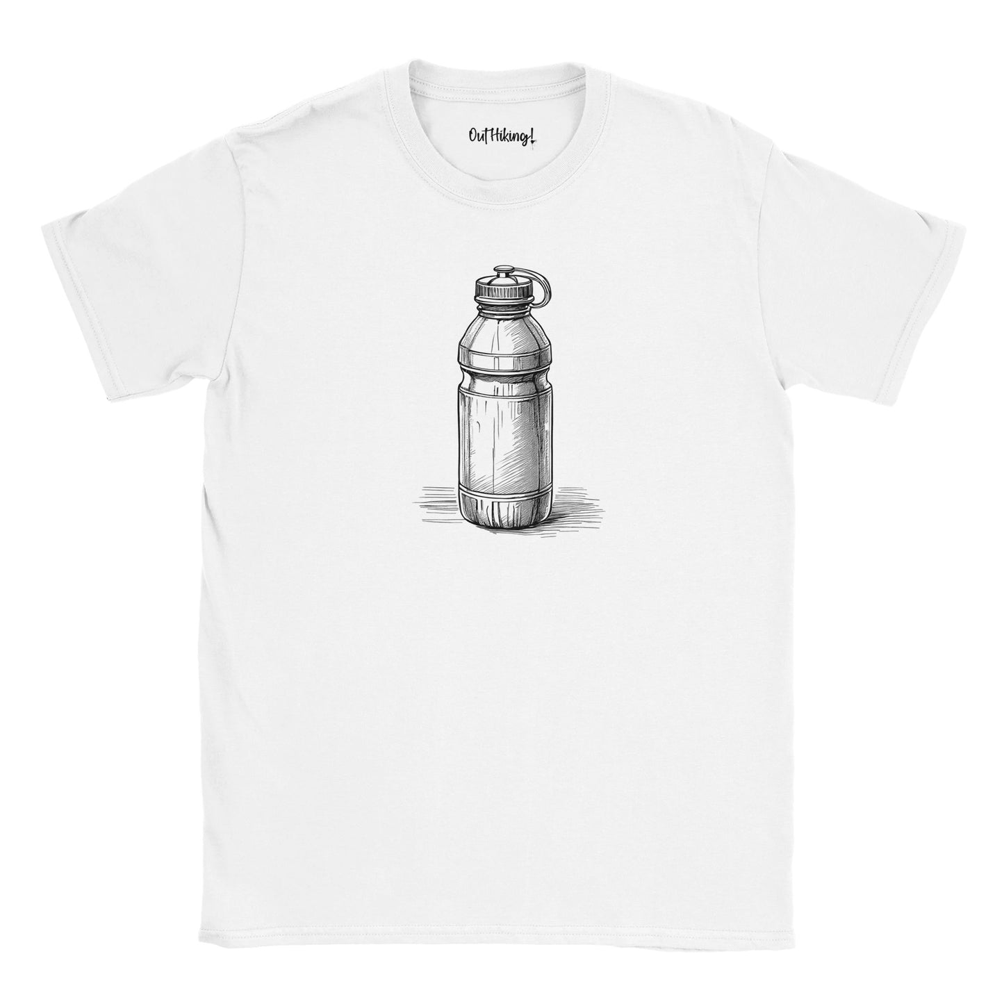 Water Bottle Walking & Hiking T Shirt