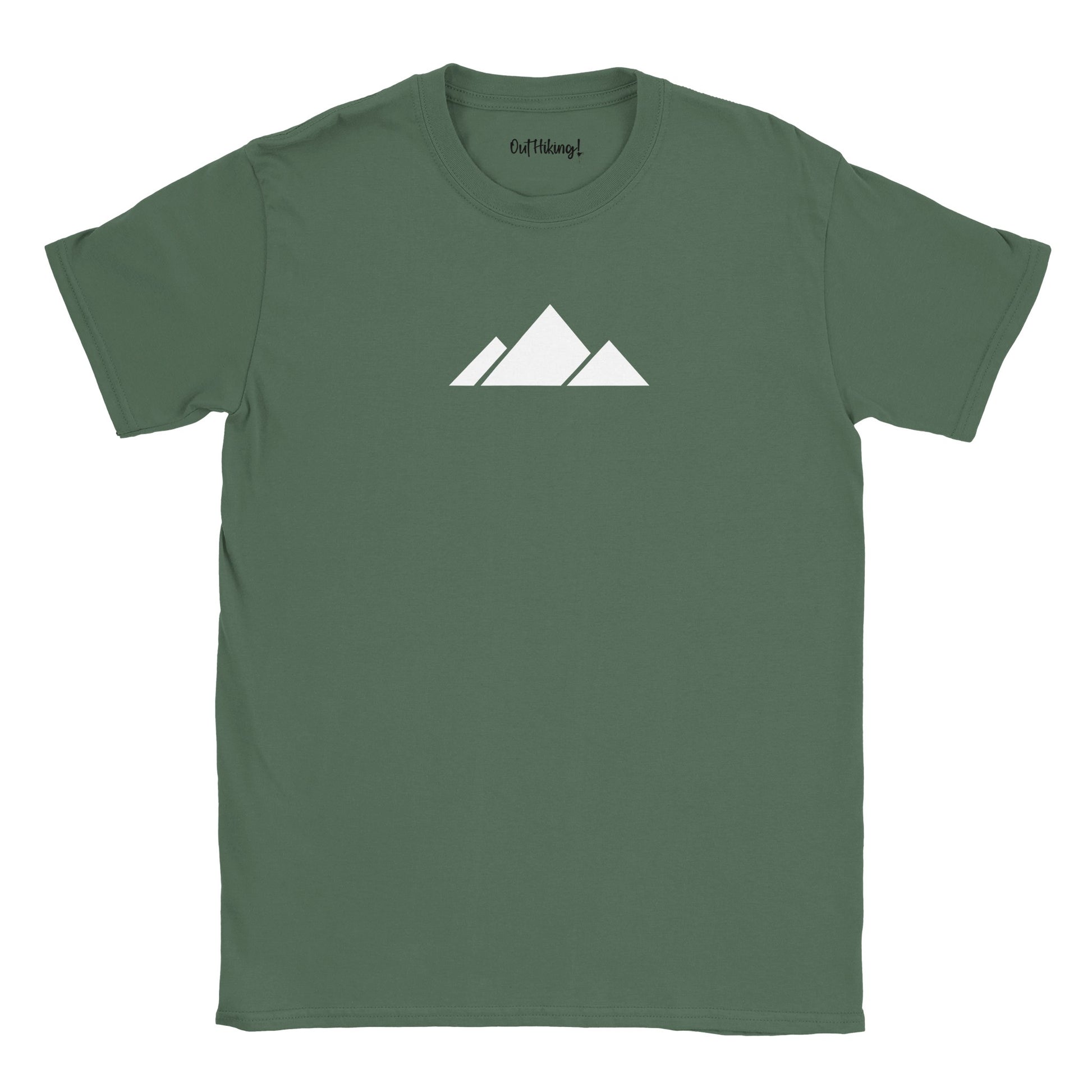 Geometric Mountain Walking & Hiking T Shirt