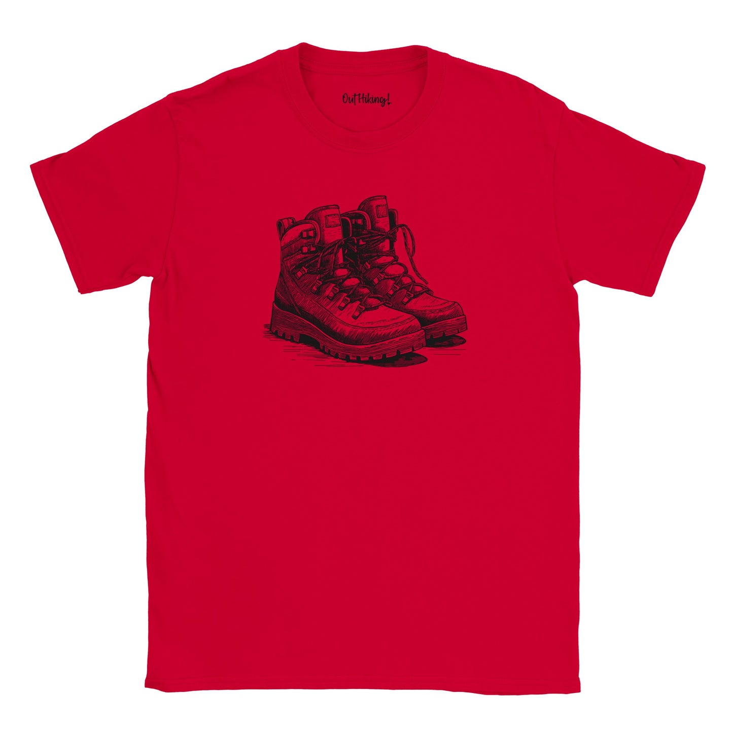 Boots Walking & Hiking T Shirt