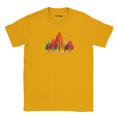 Rooted in Autumn Walking & Hiking T Shirt