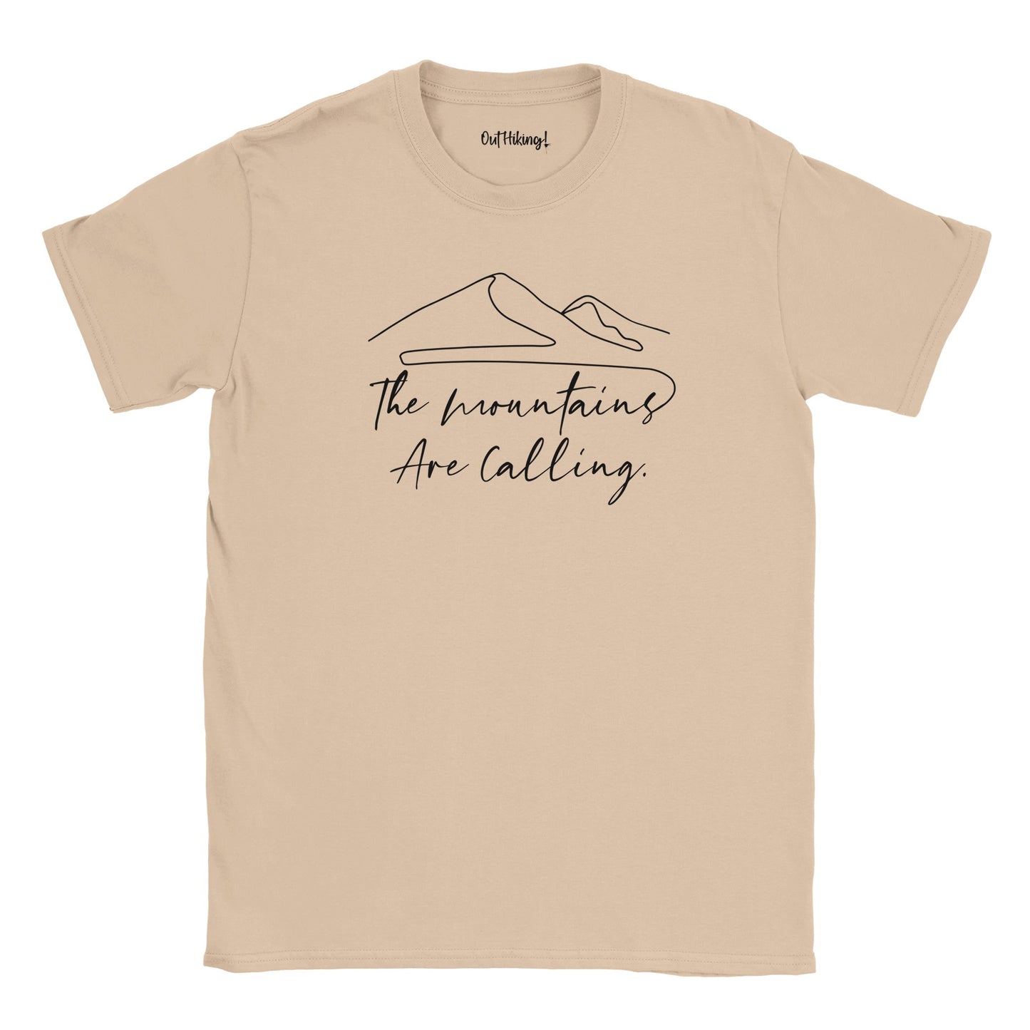 The Mountains Are Calling Mountain Mantra Walking & Hiking T Shirt