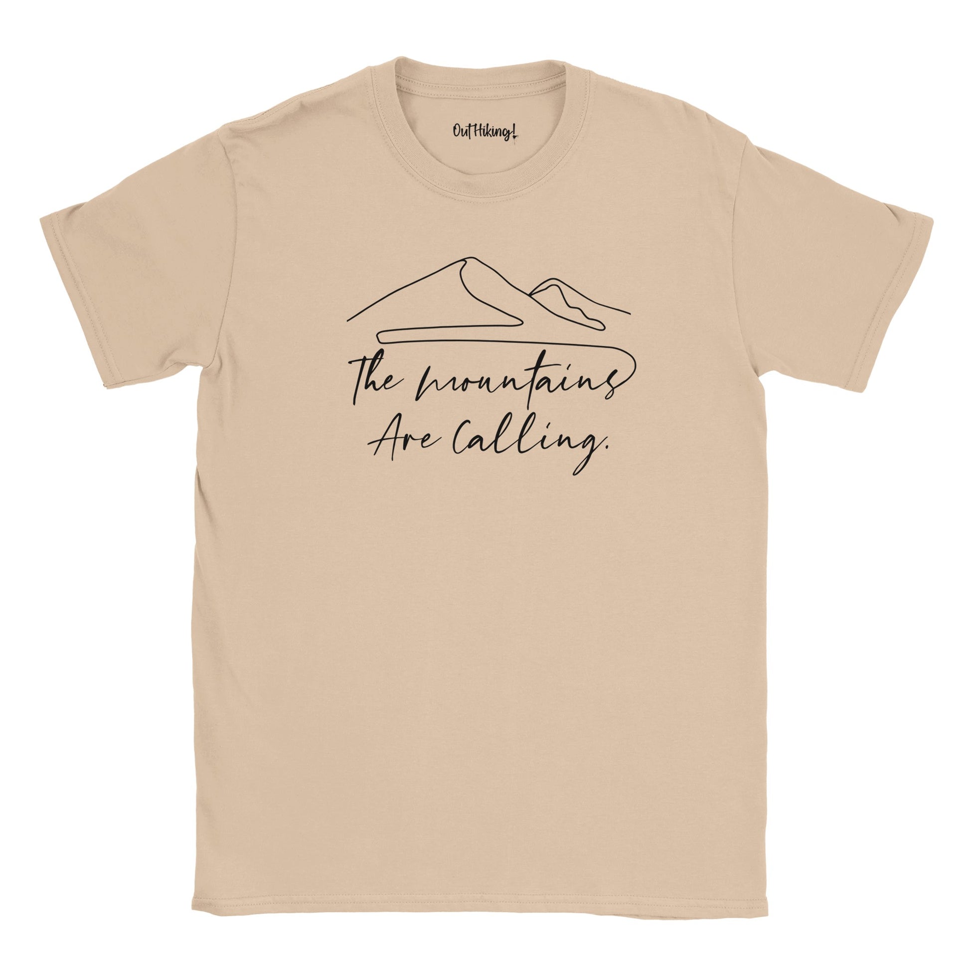 The Mountains Are Calling Mountain Mantra Walking & Hiking T Shirt