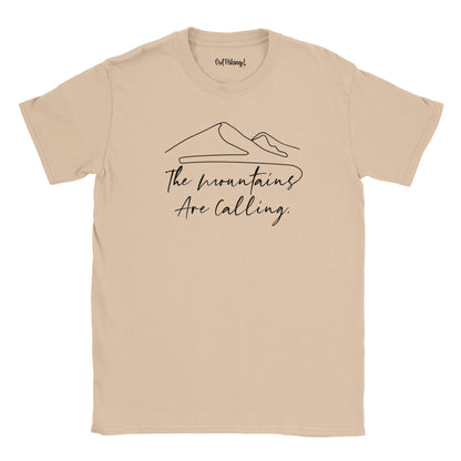 The Mountains Are Calling Mountain Mantra Walking & Hiking T Shirt