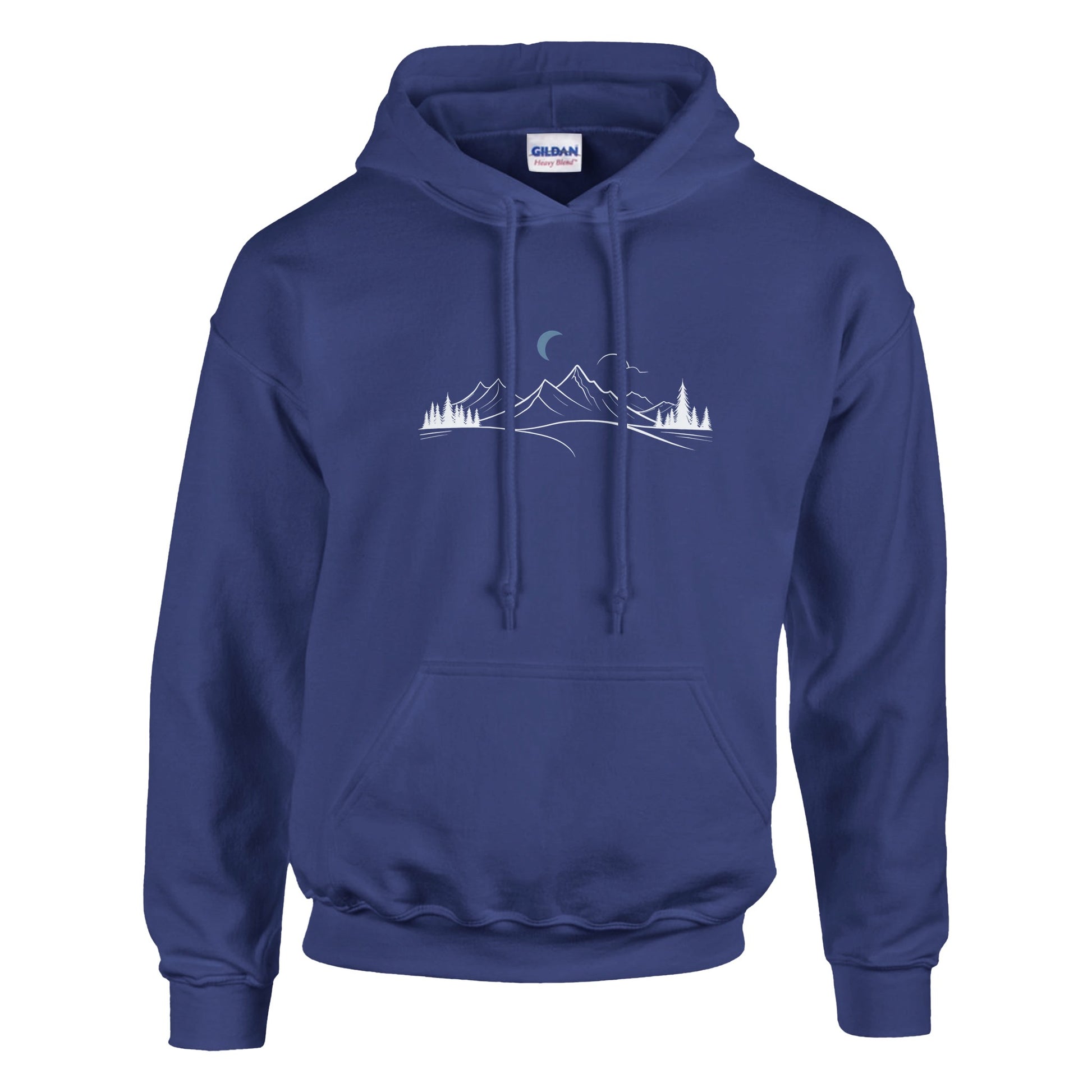 Rocky Mountains Moon Walking & Hiking Hoodie