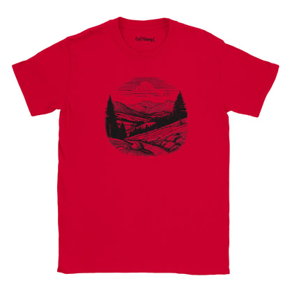 Country Scene Walking & Hiking T Shirt