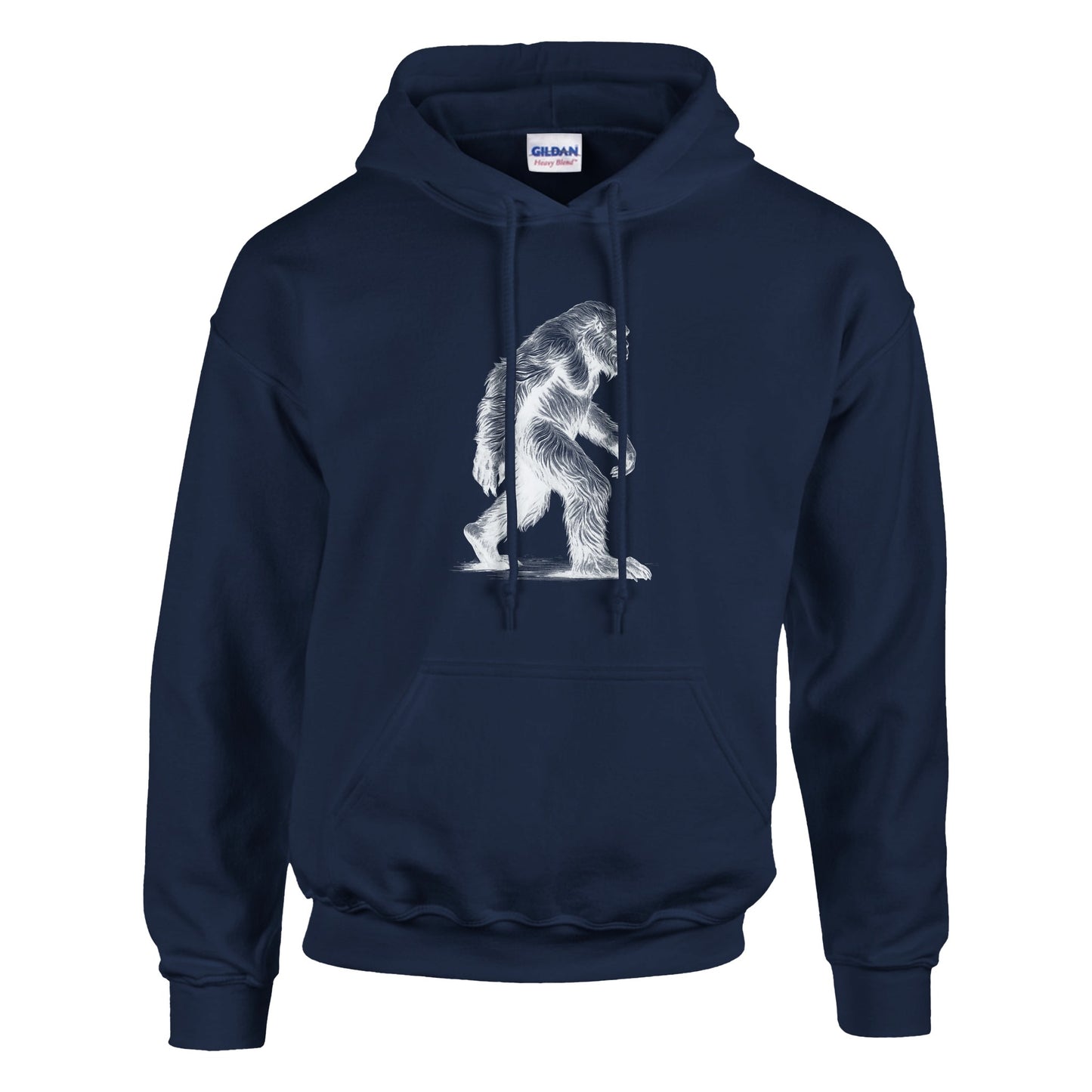 Bigfoot Sketch Walking & Hiking Hoodie