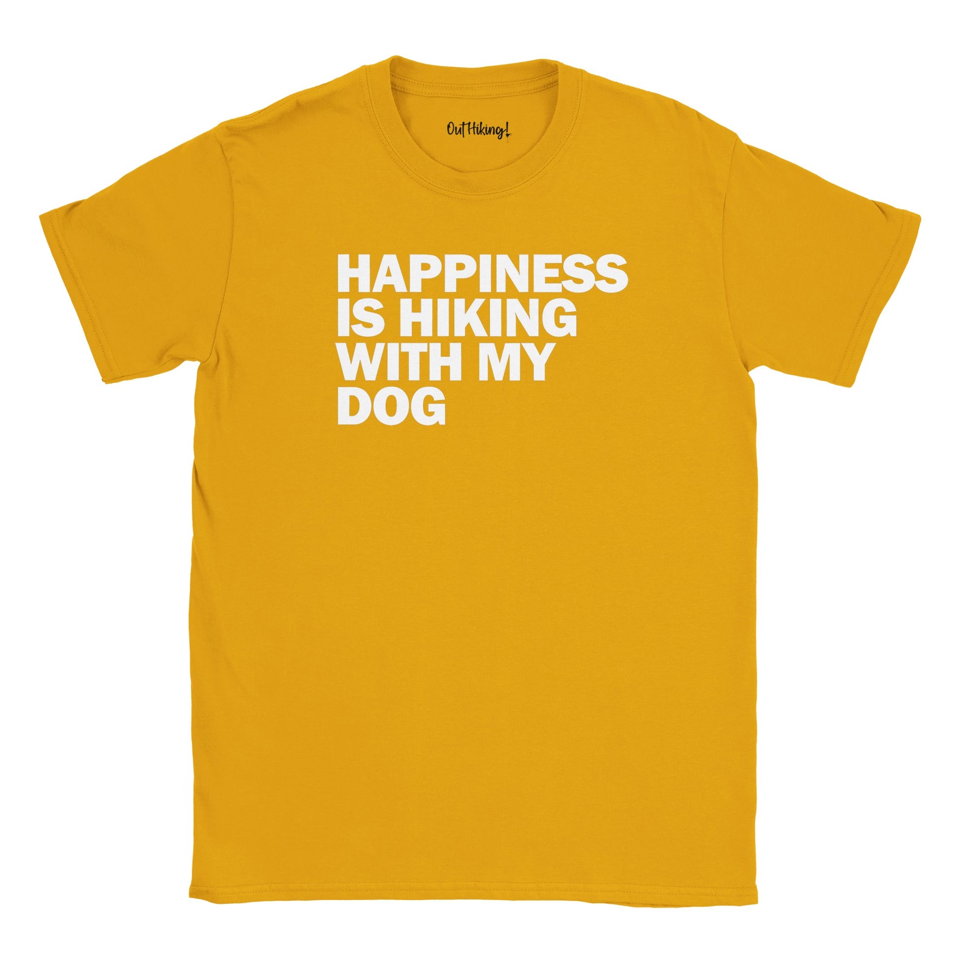 Happiness is Hiking With My Dog Walking & Hiking T Shirt