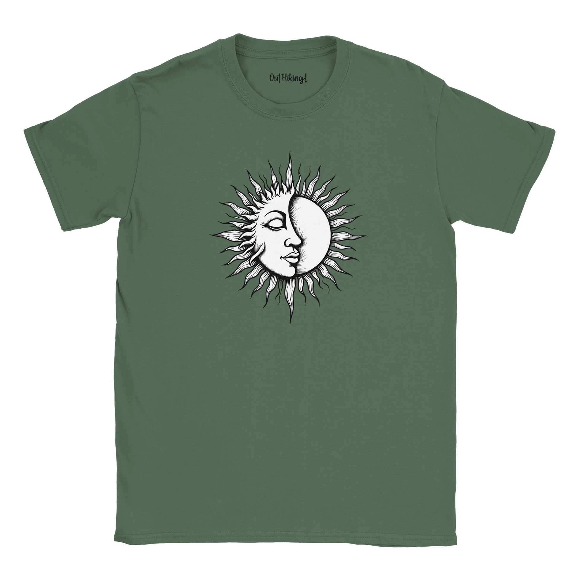 Sun and Moon Walking & Hiking T Shirt