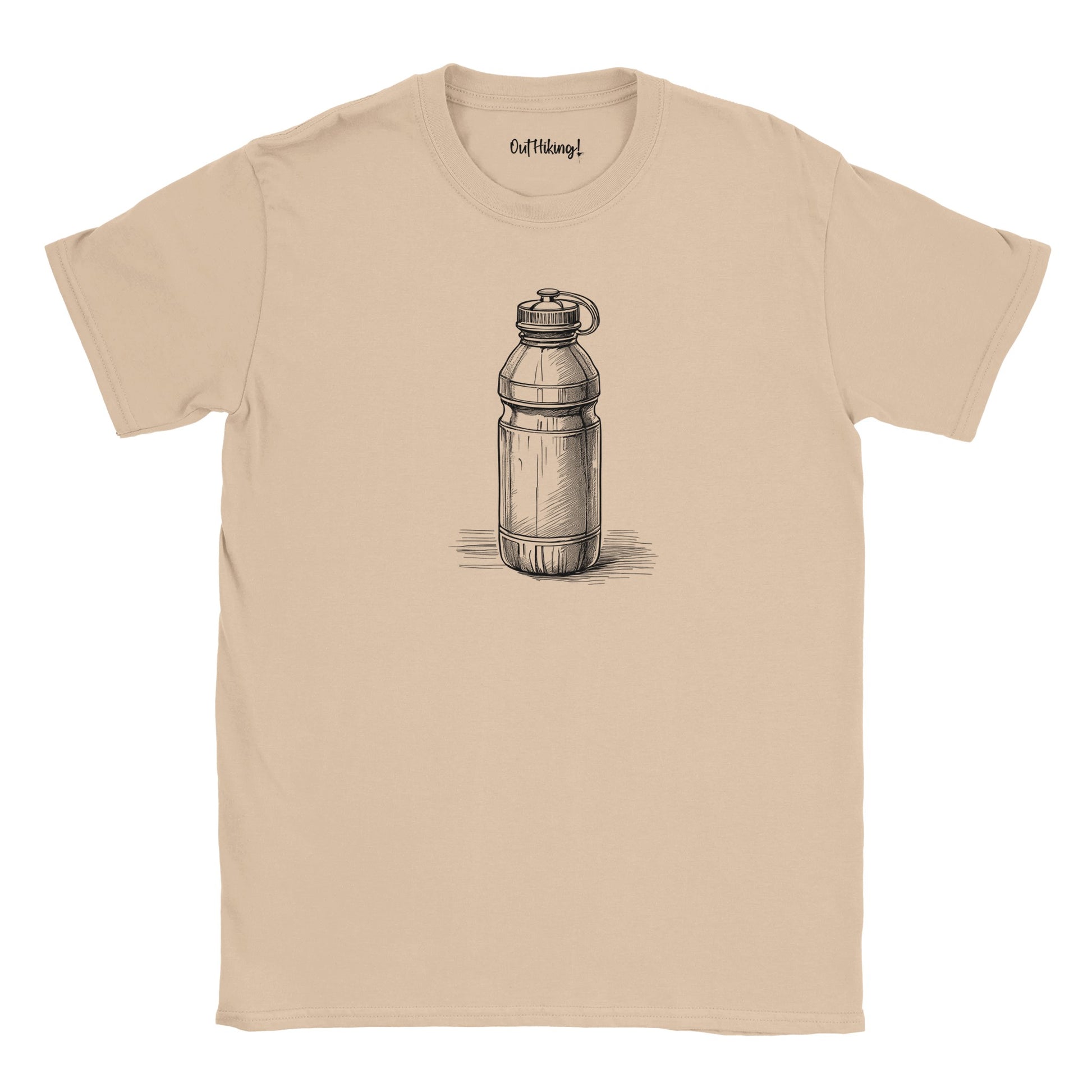 Water Bottle Walking & Hiking T Shirt