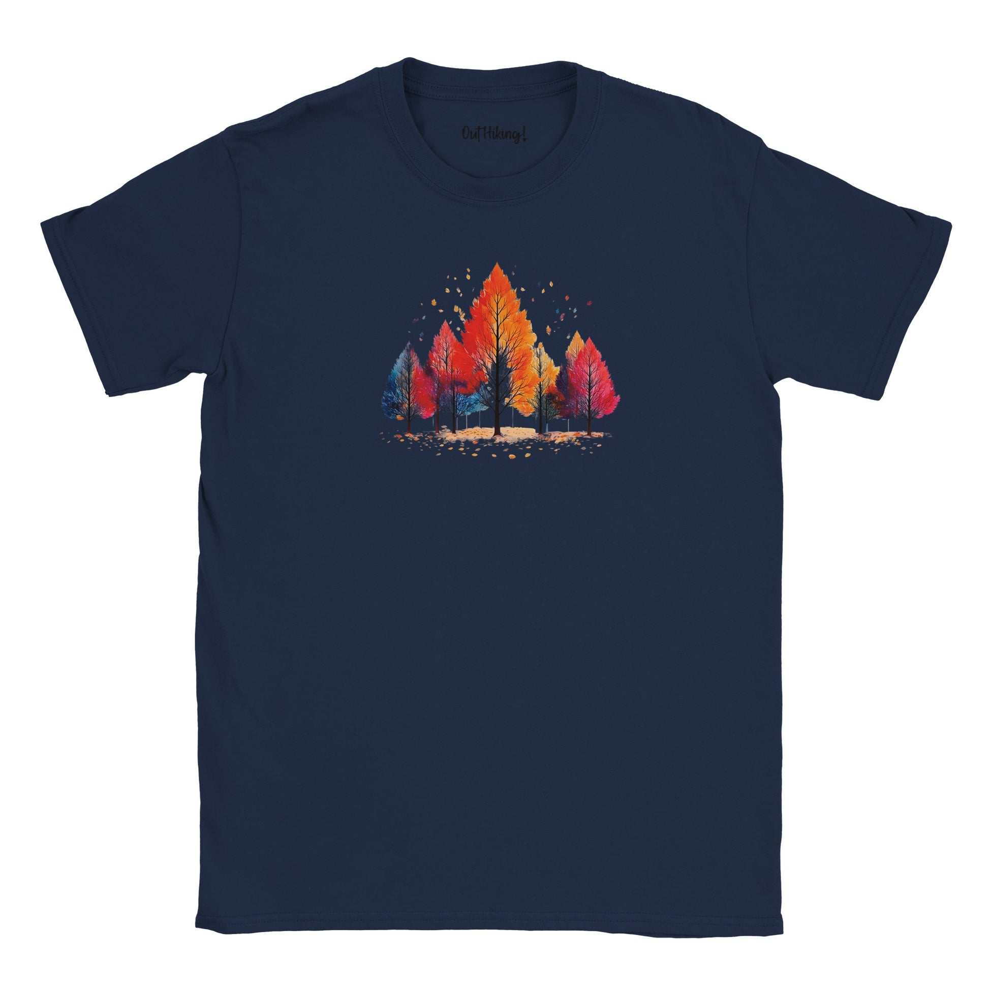 Rooted in Autumn Walking & Hiking T Shirt