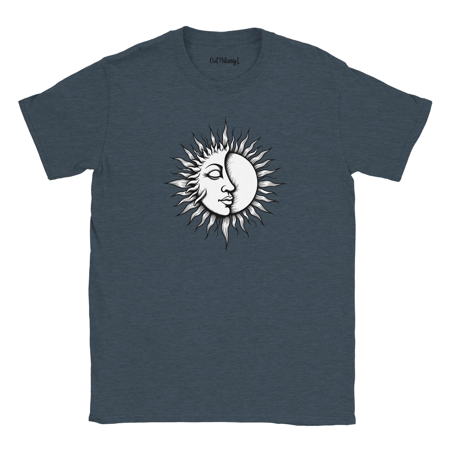 Sun and Moon Walking & Hiking T Shirt