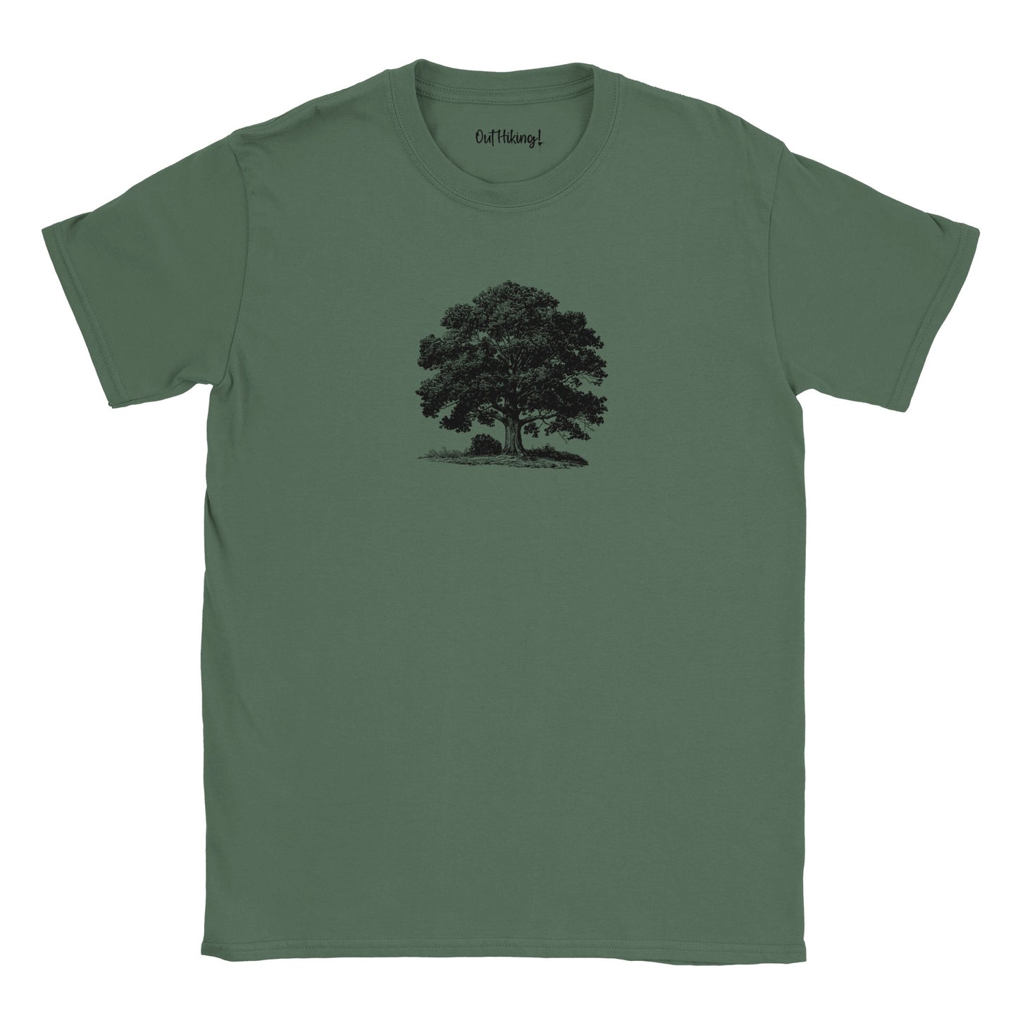 Oak Tree Walking & Hiking T Shirt