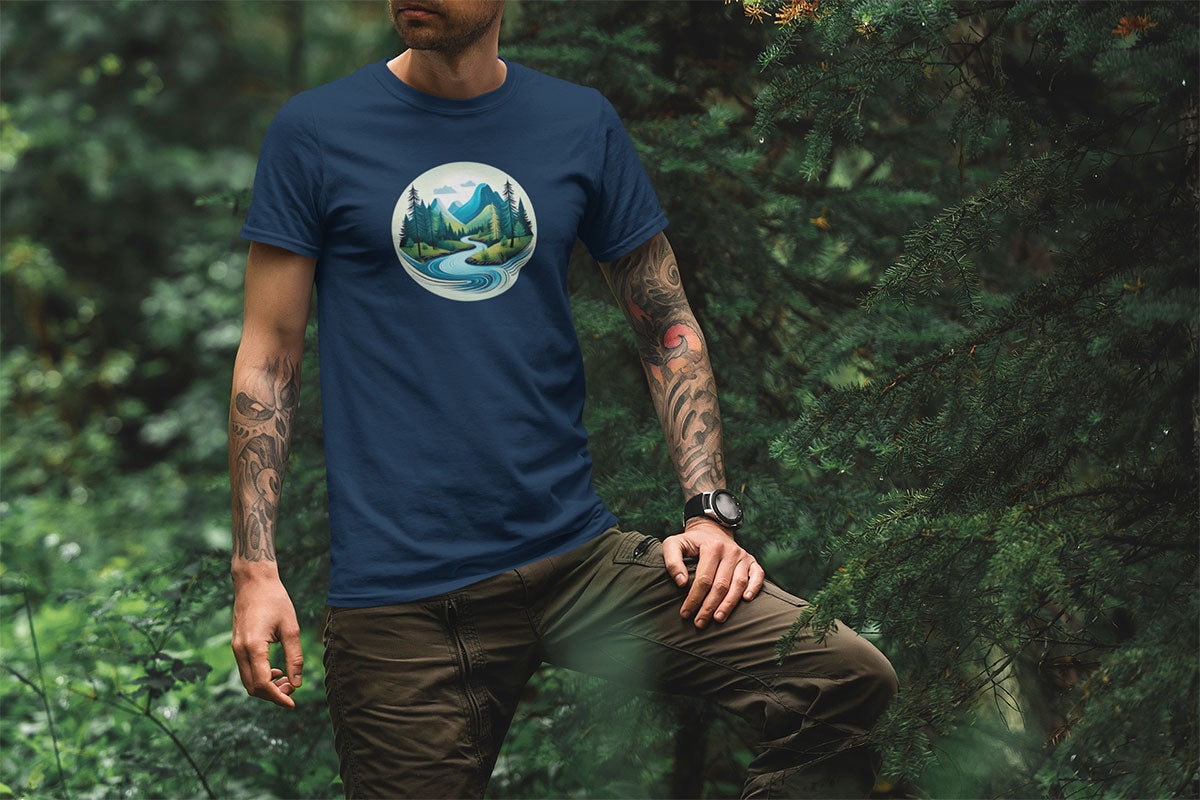 Adventure awaits beyond the trail Walking & Hiking T Shirt