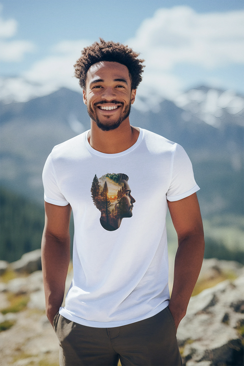 Nature Is My Therapy Walking & Hiking T Shirt Male