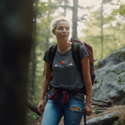 Rocky Mountains SunRise Walking & Hiking T Shirt