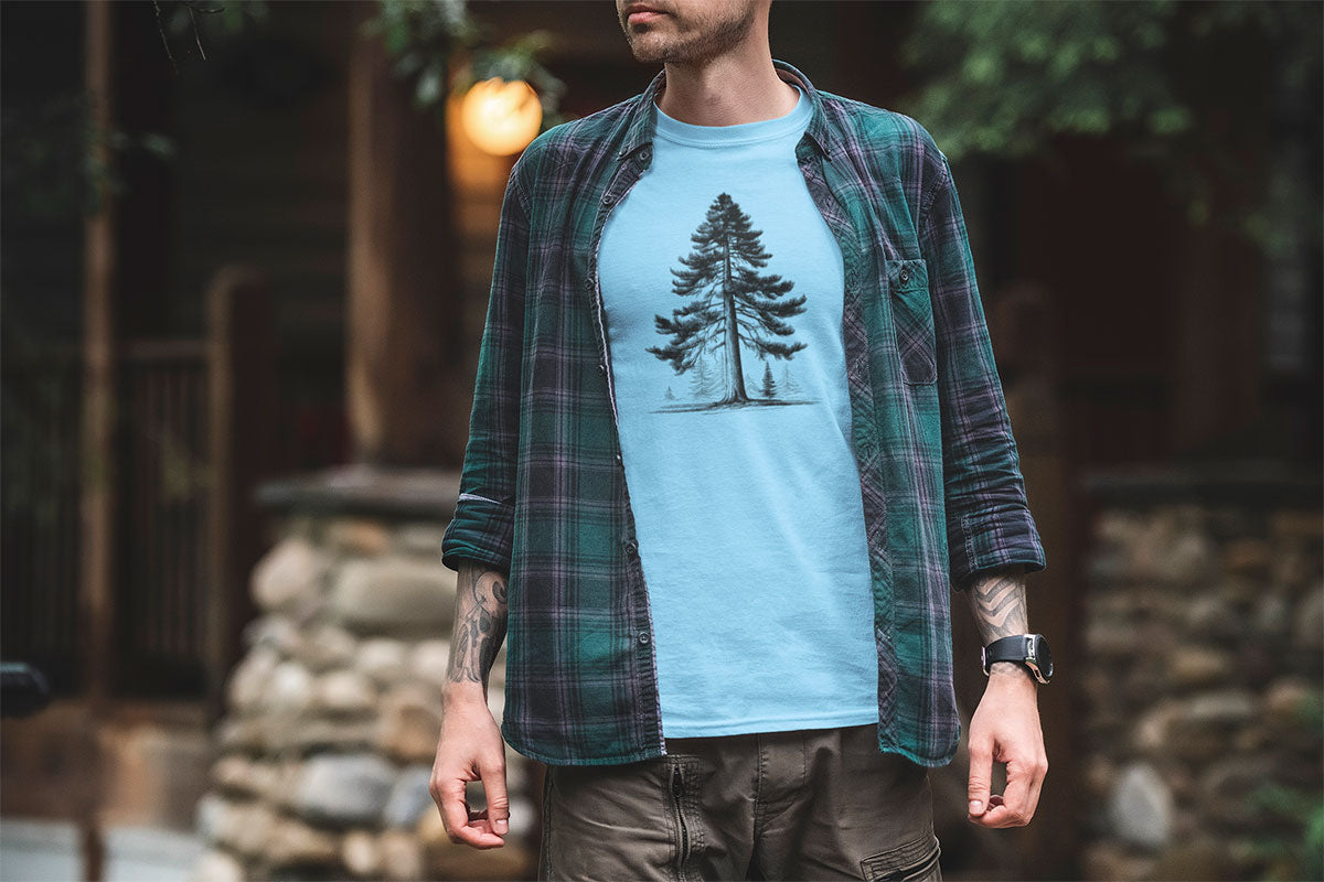 Sequoia Pine Walking & Hiking T Shirt