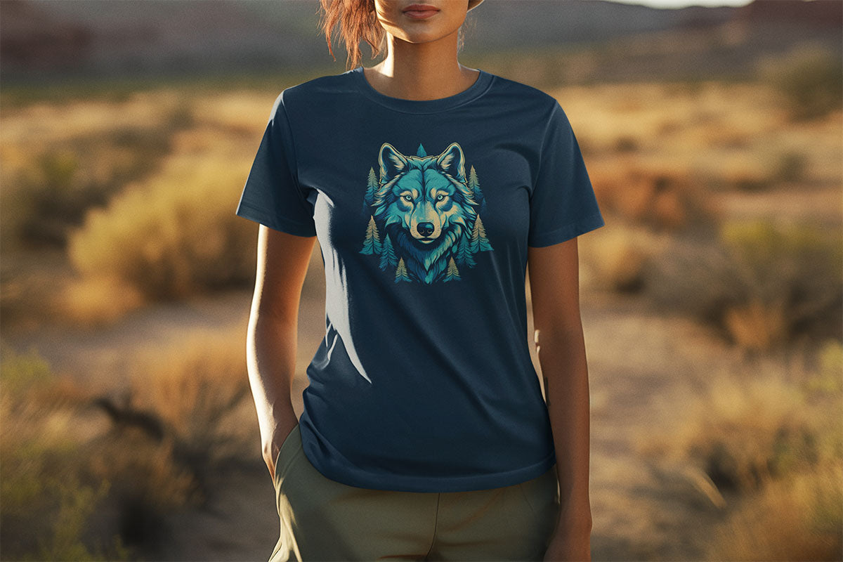 Wolf Woods Walking & Hiking T Shirt