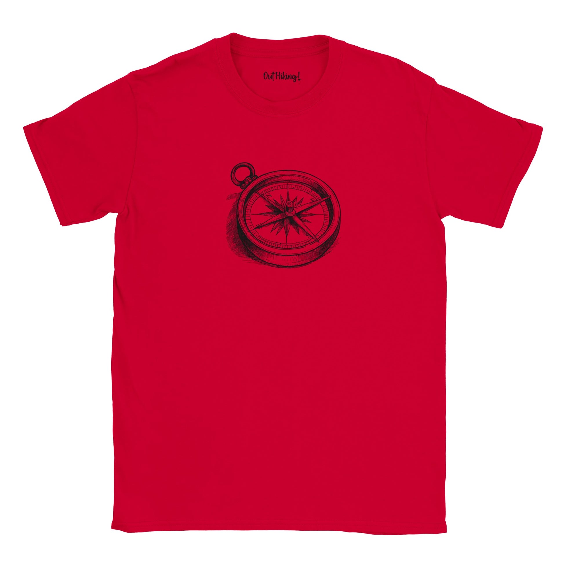 Compass Walking & Hiking T Shirt