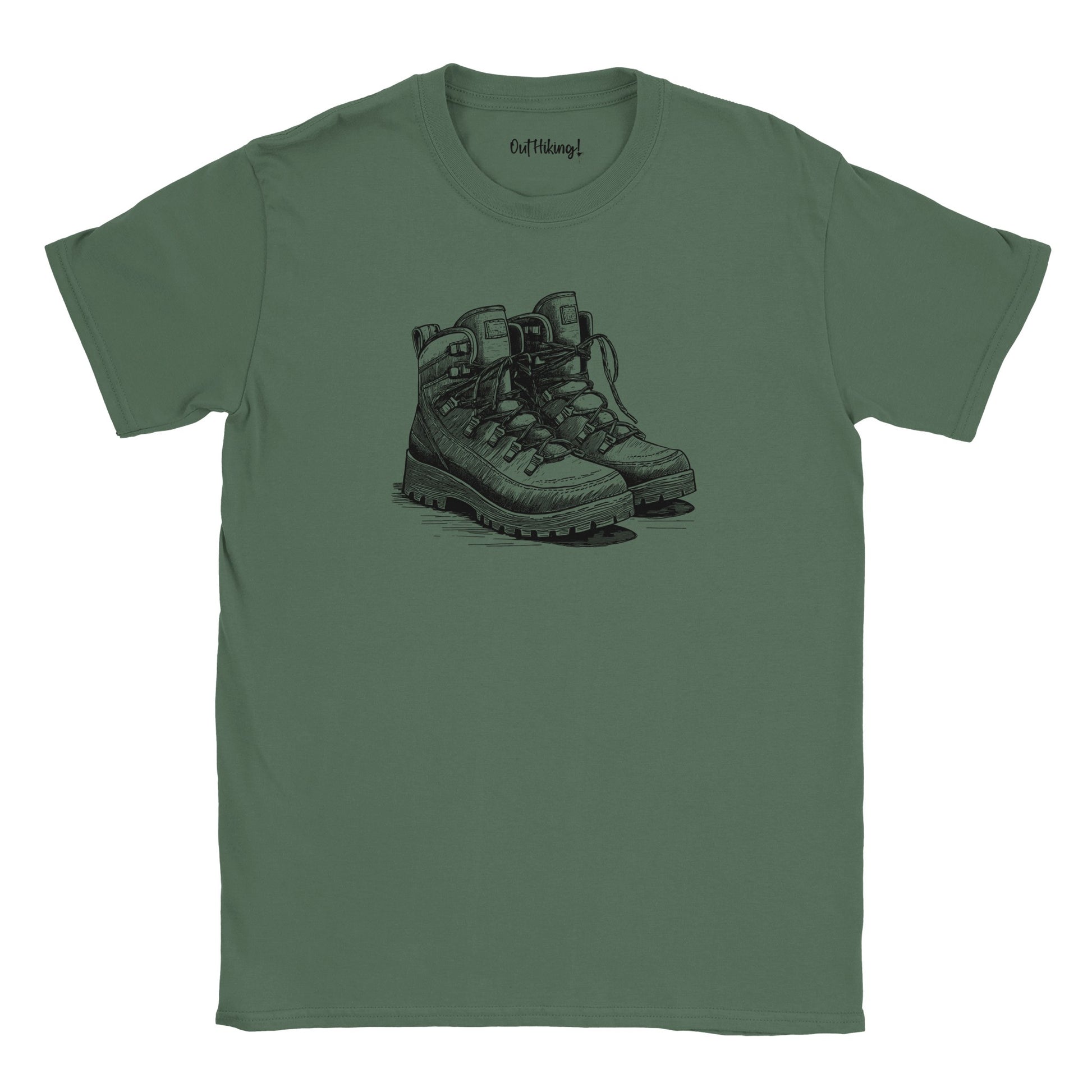 Boots Walking & Hiking T Shirt