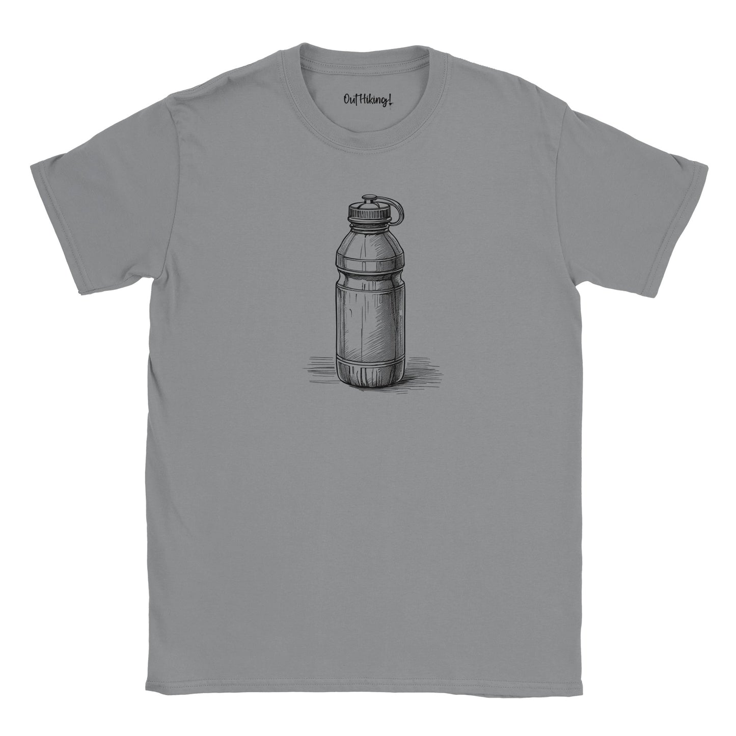 Water Bottle Walking & Hiking T Shirt