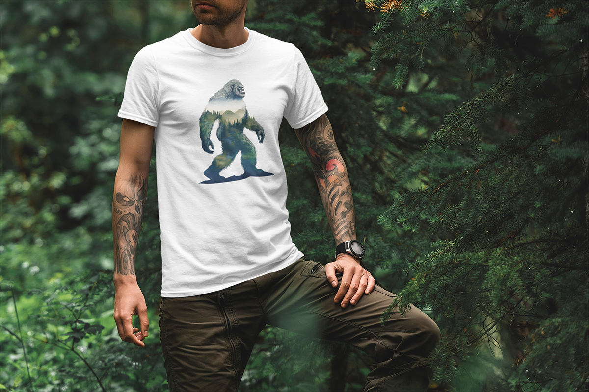 Bigfoot Mountain Walking & Hiking T Shirt