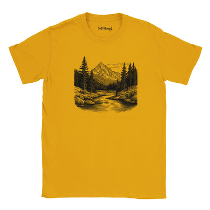 Mountain Scene Walking & Hiking T Shirt