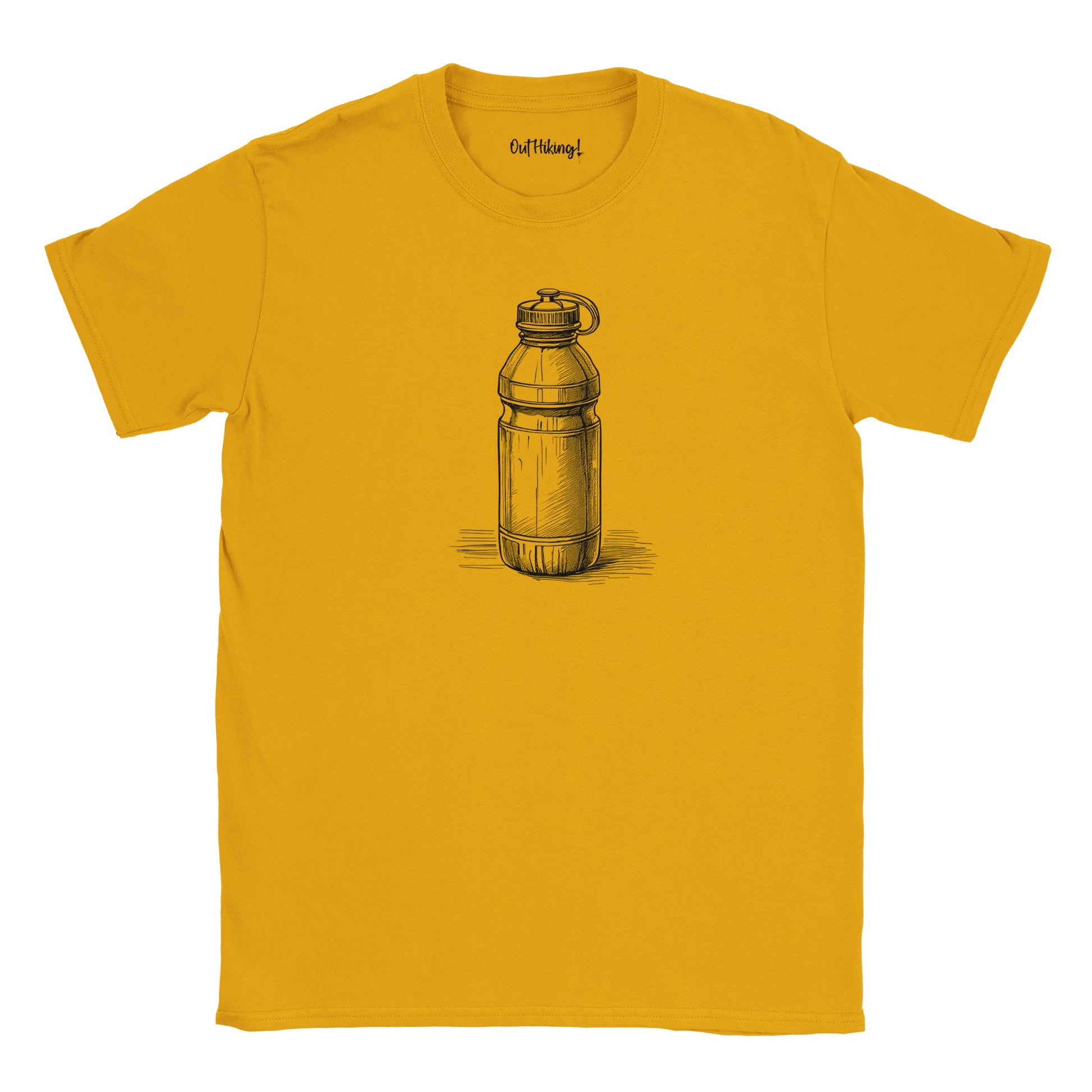 Water Bottle Walking & Hiking T Shirt