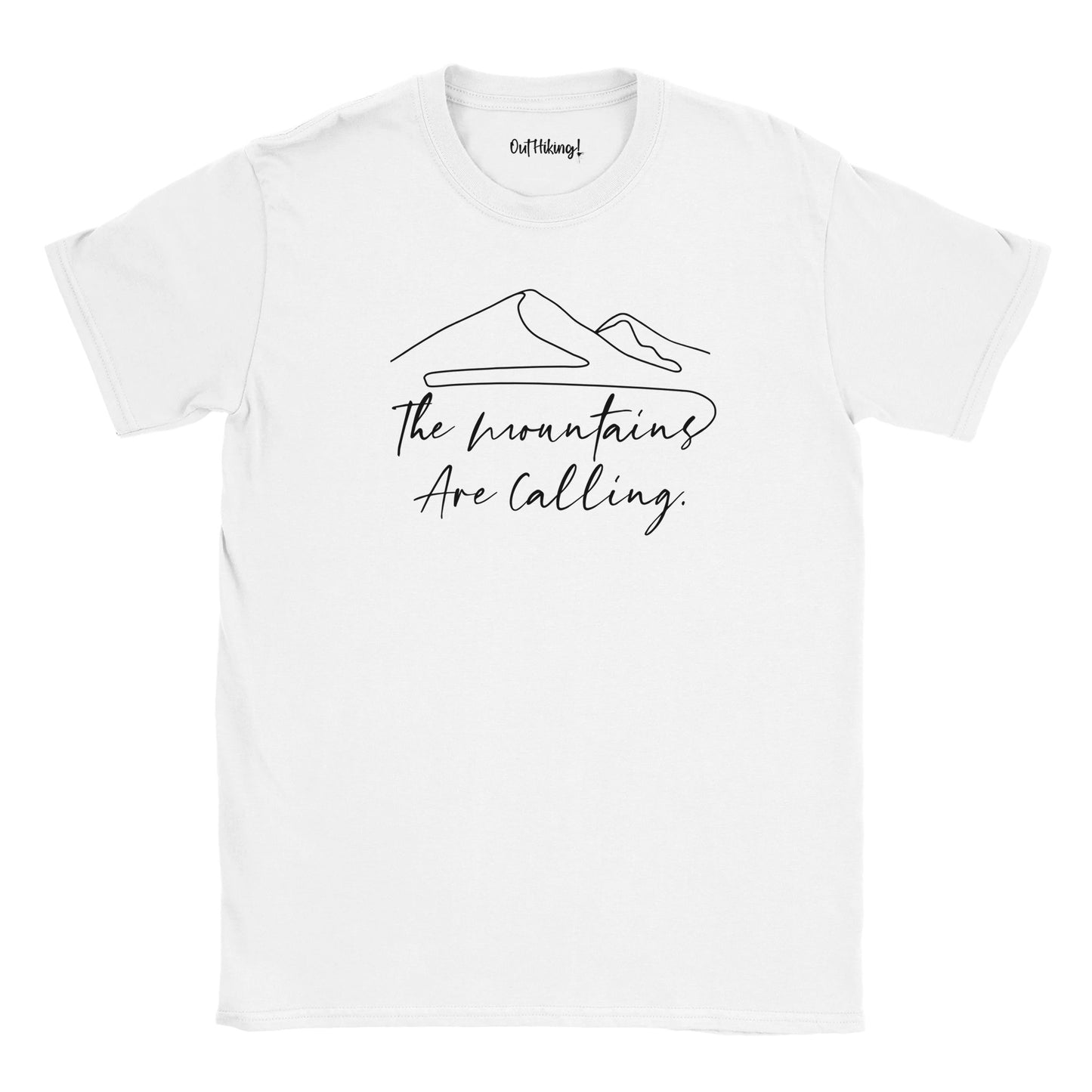 The Mountains Are Calling Mountain Mantra Walking & Hiking T Shirt