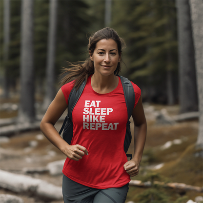 Eat, Sleep, Hike, Repeat Walking & Hiking T Shirt