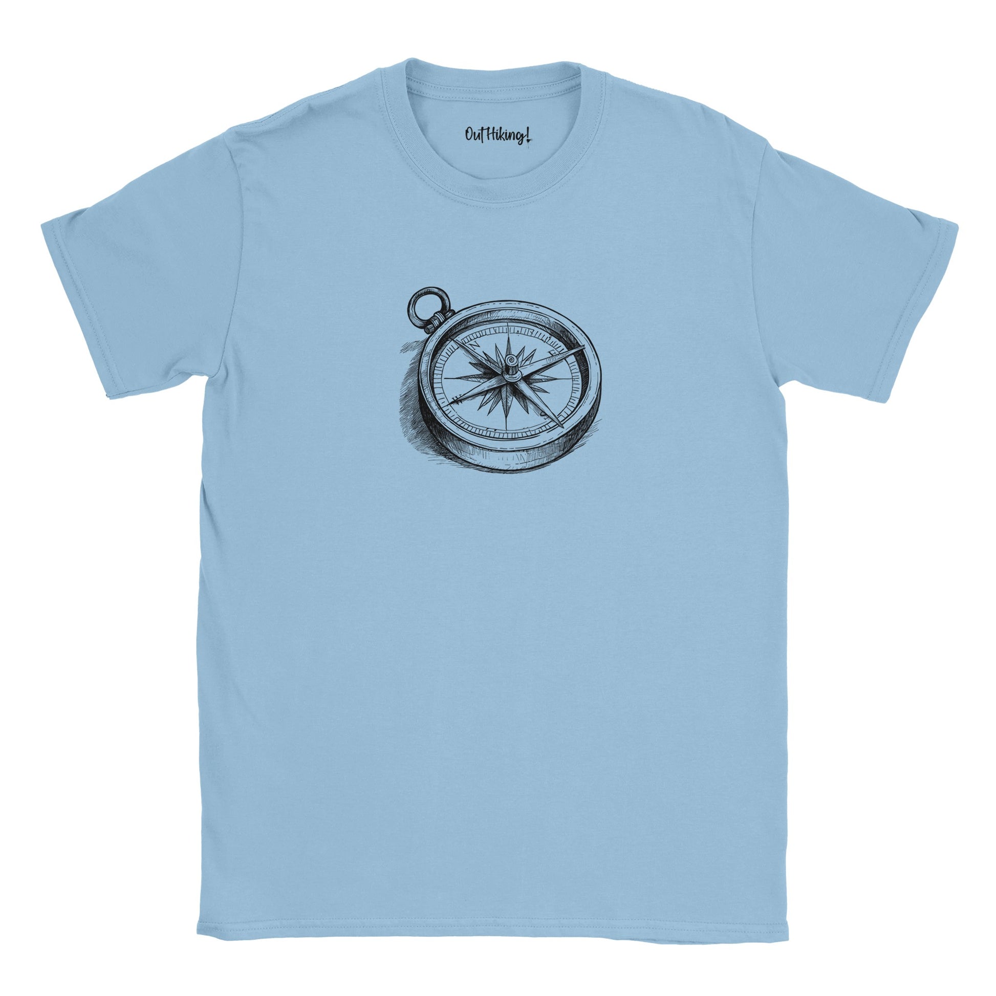 Compass Walking & Hiking T Shirt