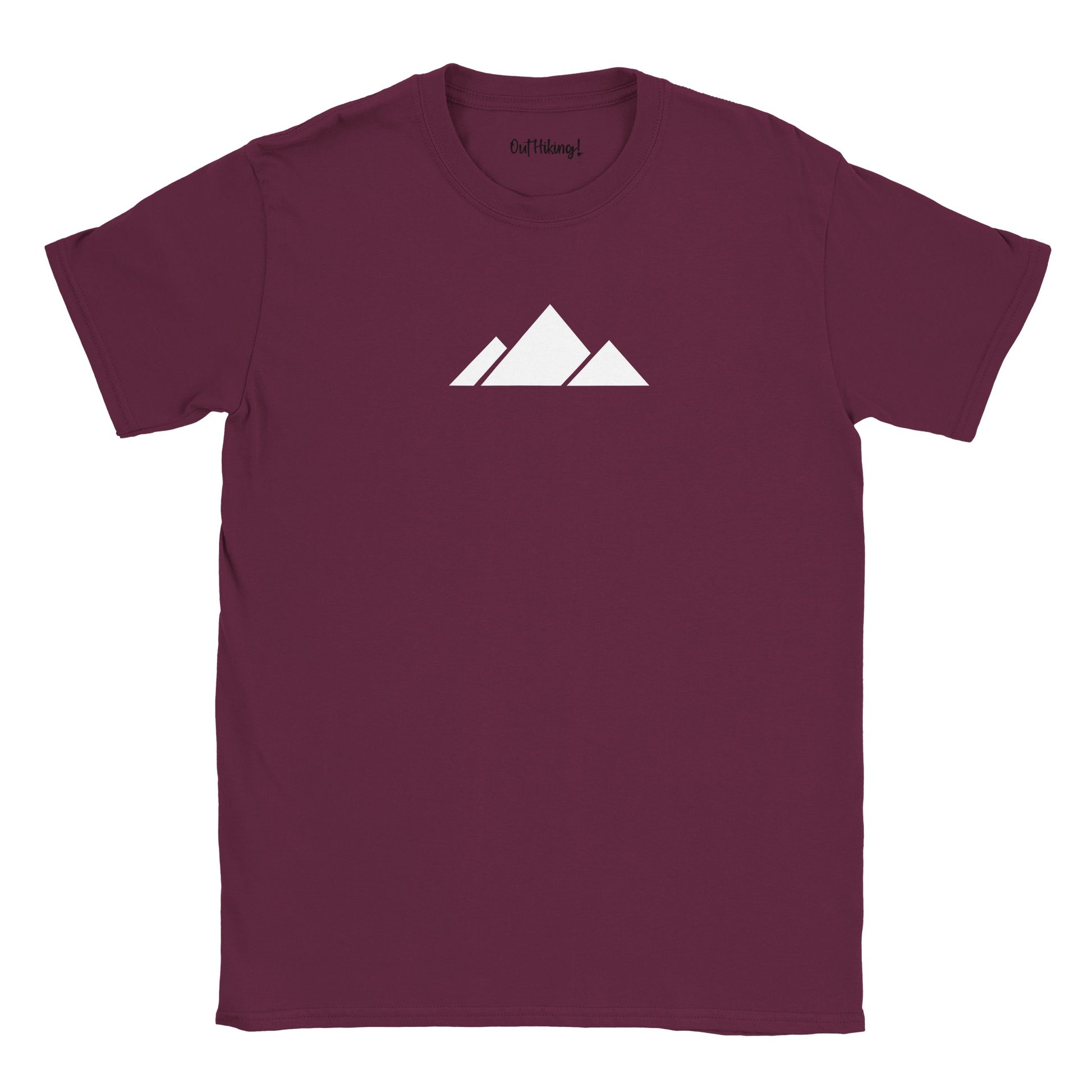 Geometric Mountain Walking & Hiking T Shirt