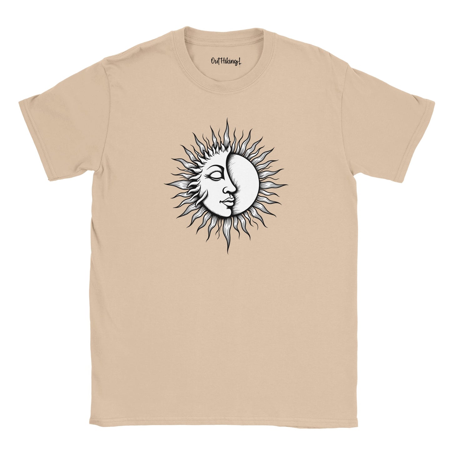 Sun and Moon Walking & Hiking T Shirt