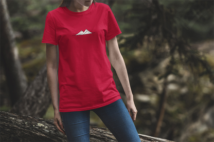 Mountain Line Snow Walking & Hiking T Shirt