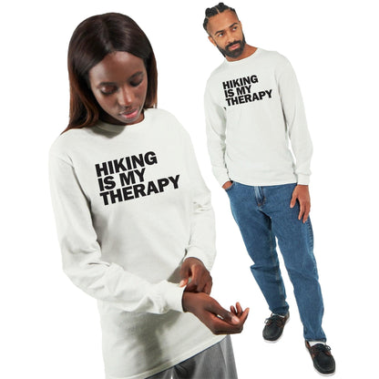 HIKING IS MY THERAPY - Classic Unisex Long sleeve Hiking T-shirt