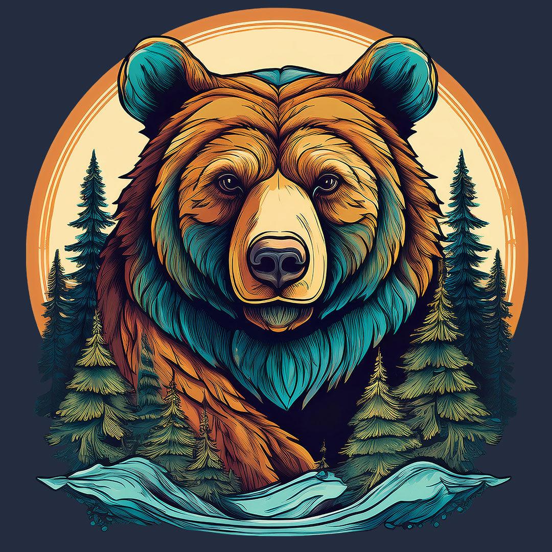 Bear Forest Walking & Hiking T Shirt