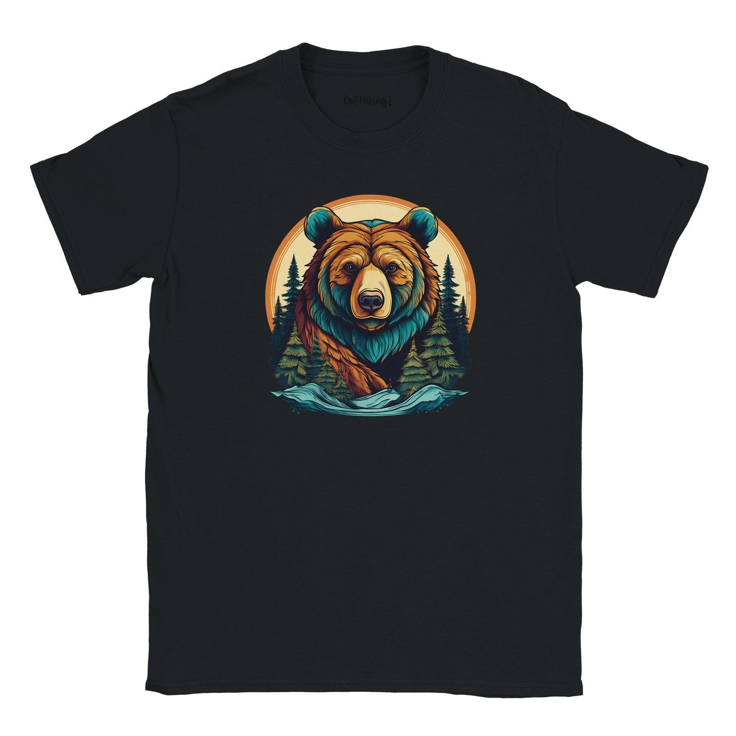 Bear Forest Walking & Hiking T Shirt