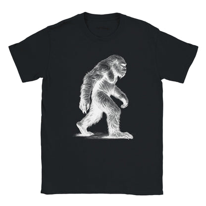 Bigfoot Sketch Walking & Hiking T Shirt