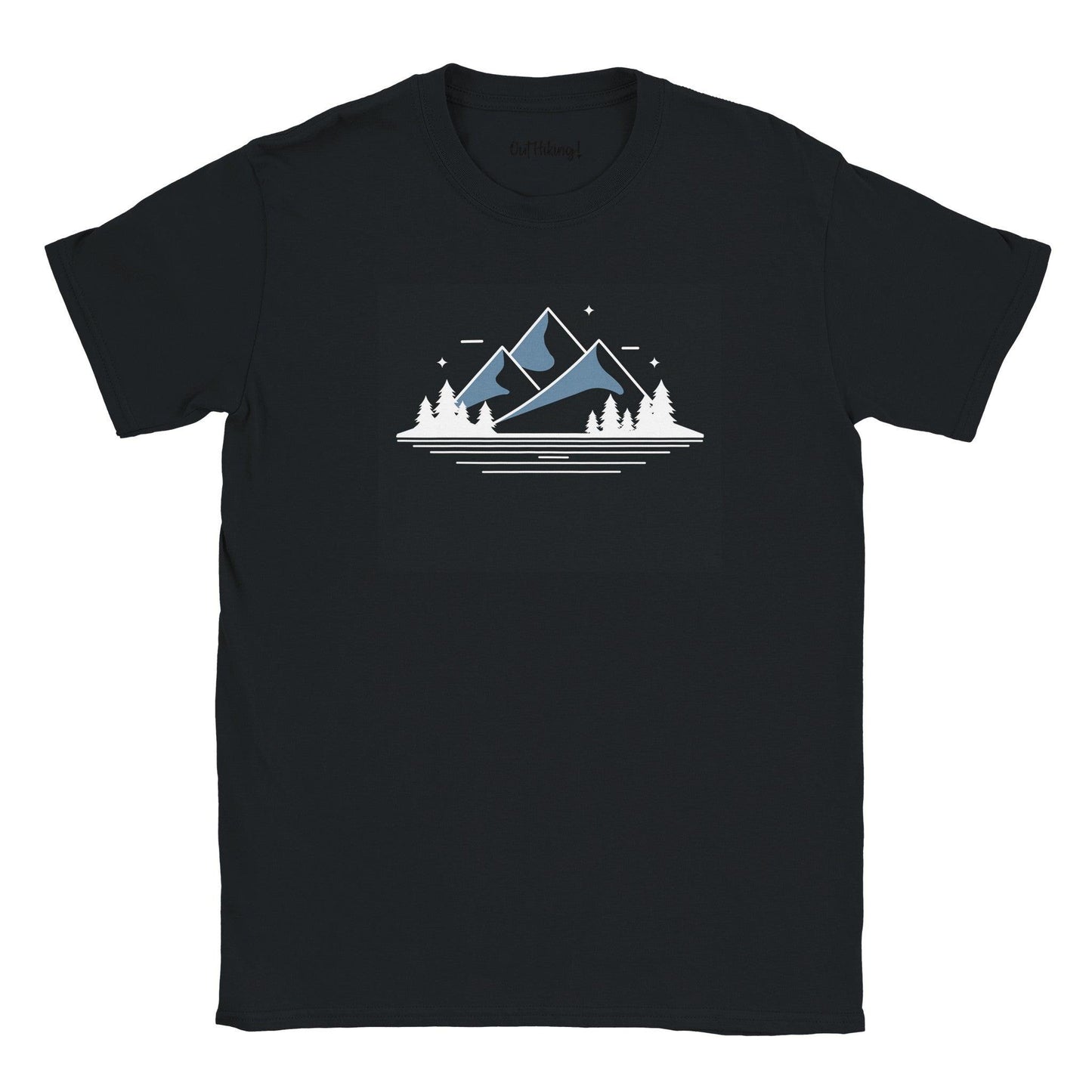 Mountain Snow Cap Walking & Hiking T Shirt