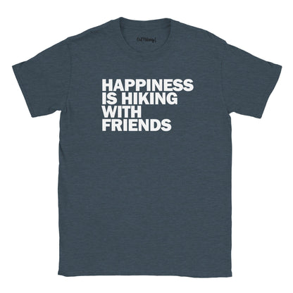 Happiness is Hiking with Friends Walking & Hiking T Shirt