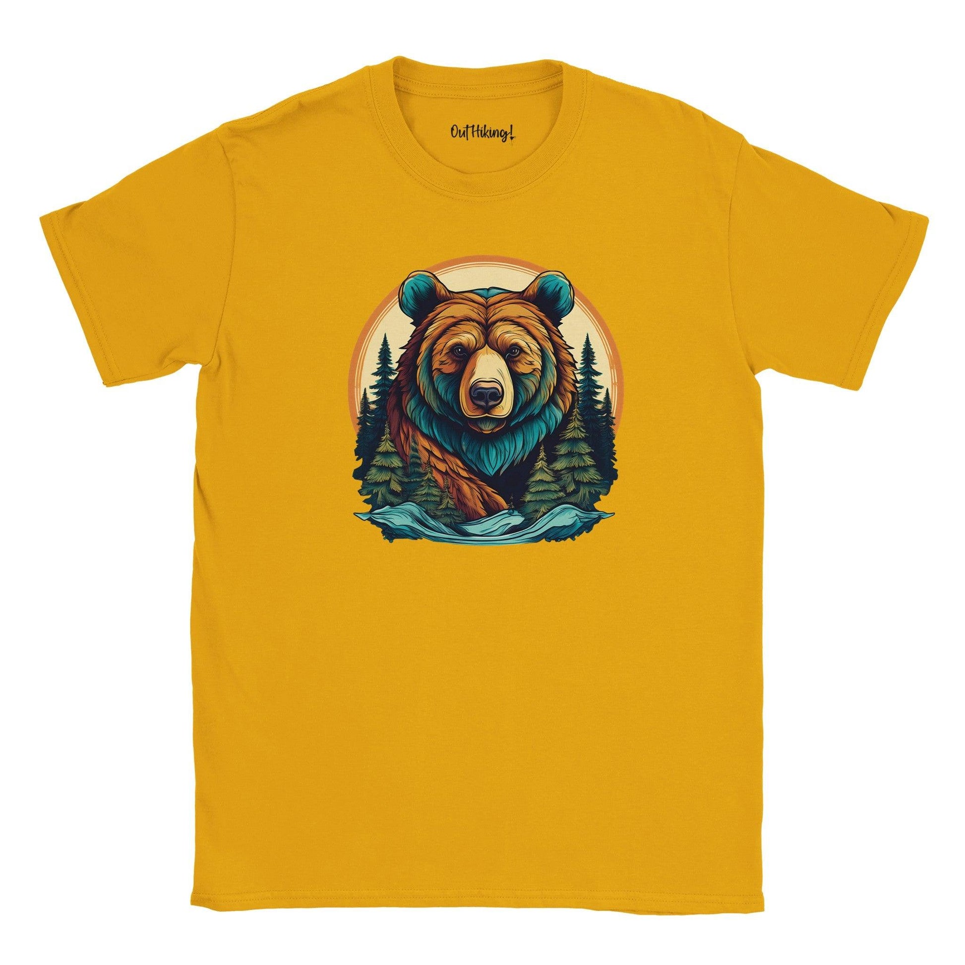 Bear Forest Walking & Hiking T Shirt