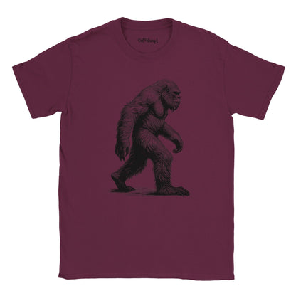 Bigfoot Sketch Walking & Hiking T Shirt