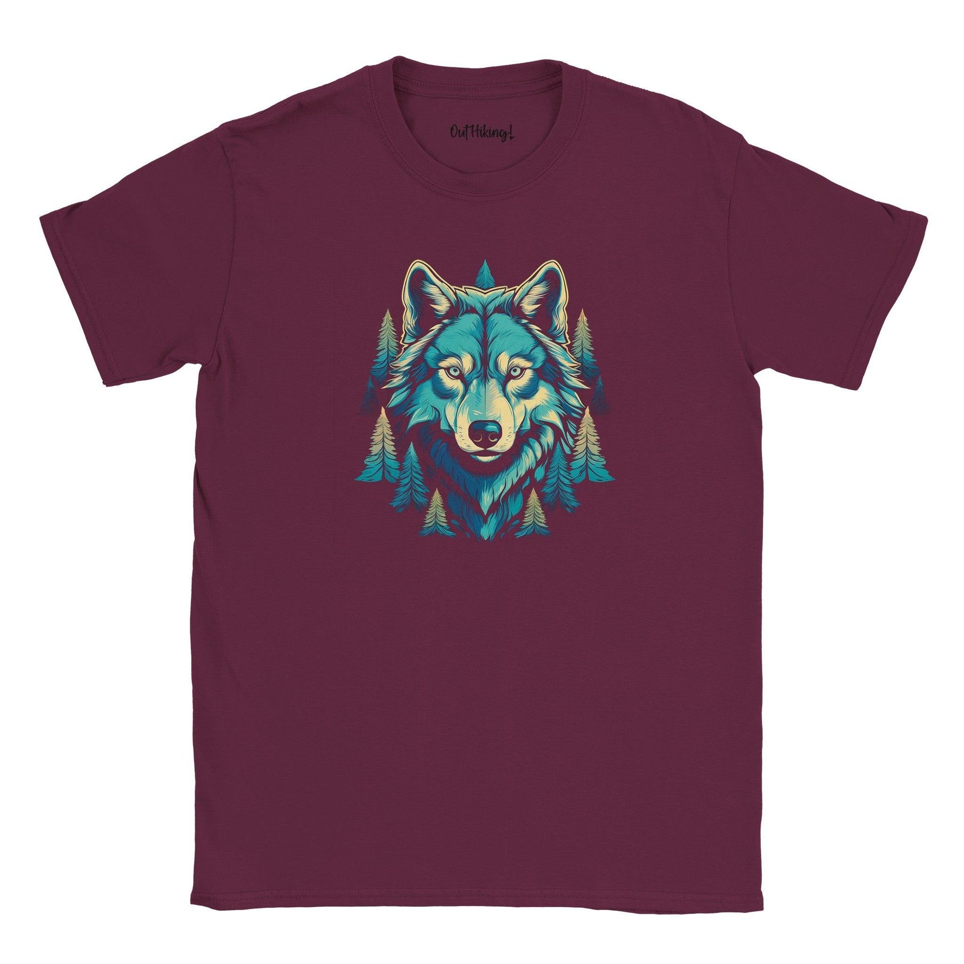 Wolf Woods Walking & Hiking T Shirt