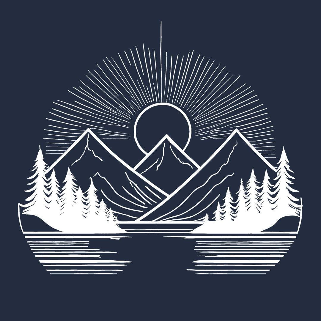 Lake Side Walking & Hiking T Shirt