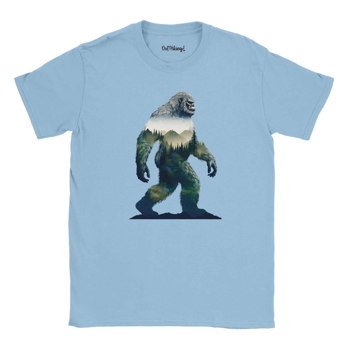 Bigfoot Mountain Walking & Hiking T Shirt