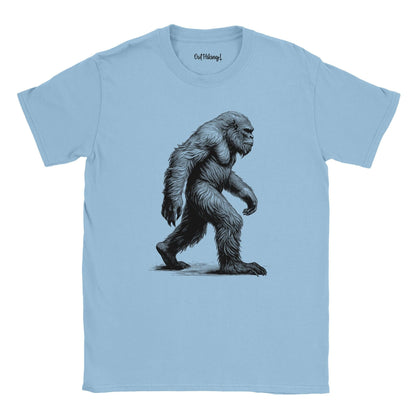 Bigfoot Sketch Walking & Hiking T Shirt