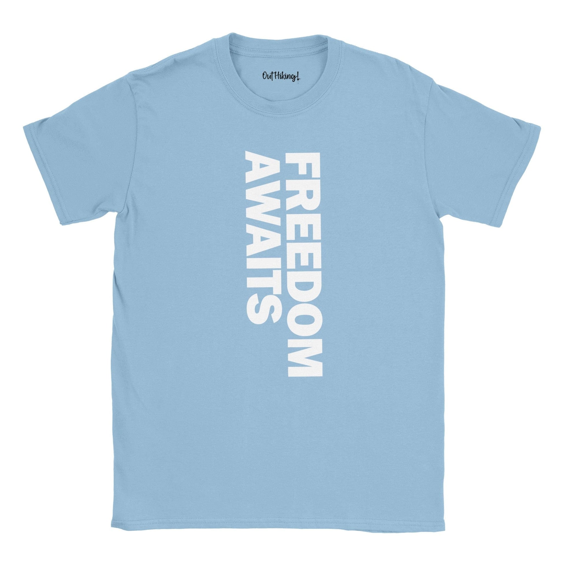 Freedom Awaits Walking & Hiking T Shirt