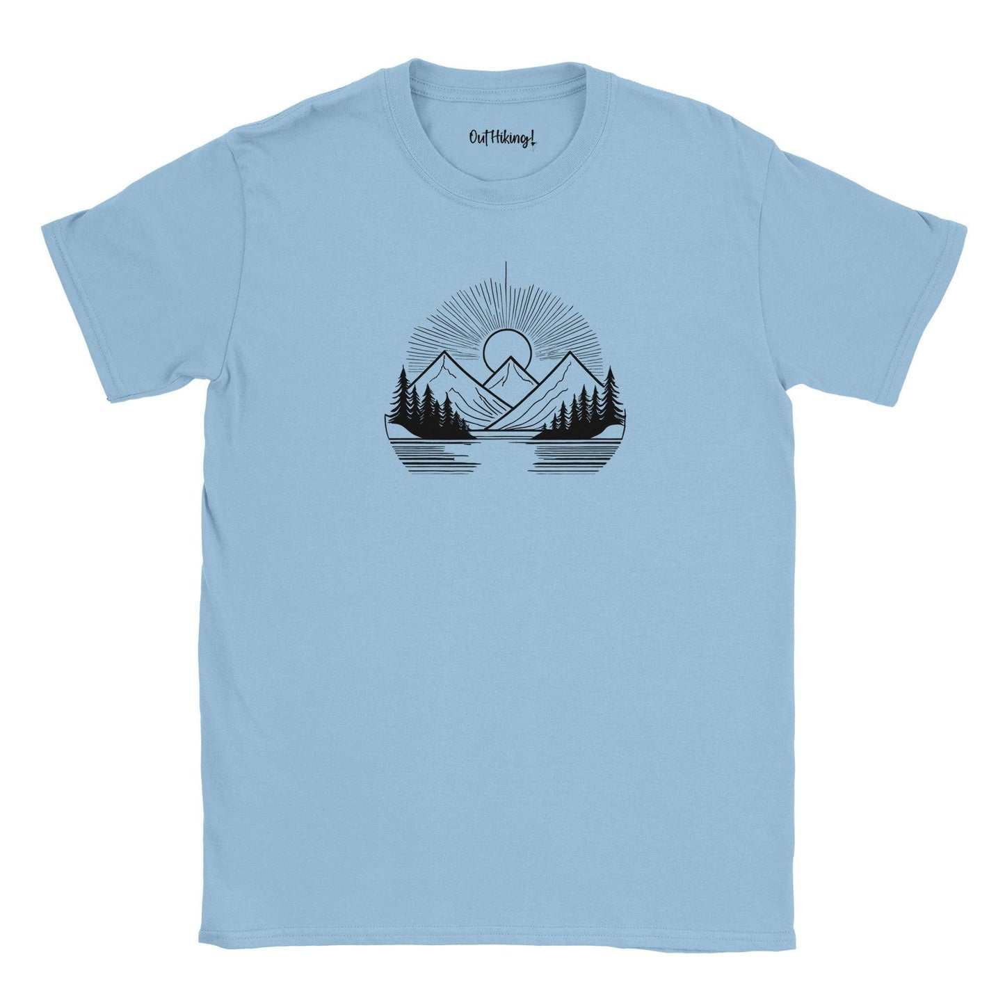 Lake Side Walking & Hiking T Shirt