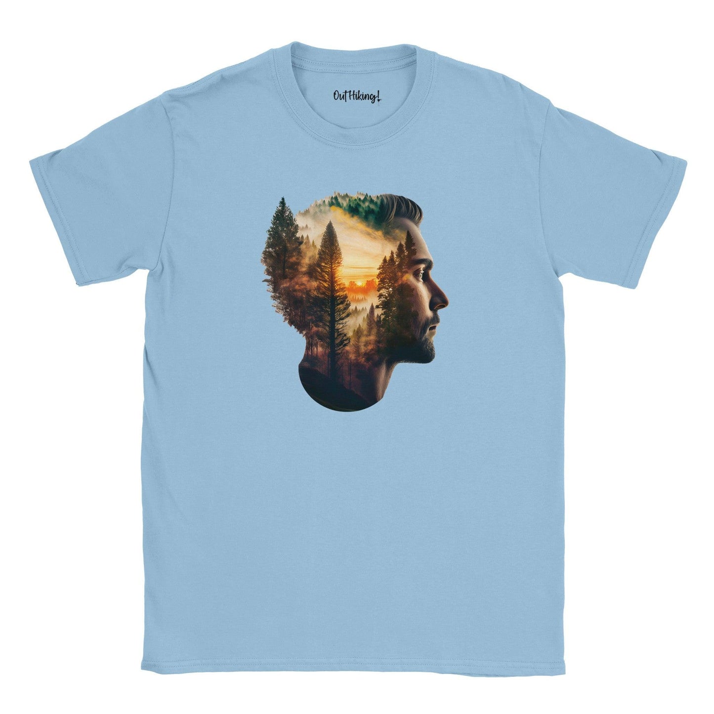 Nature Is My Therapy Walking & Hiking T Shirt Male